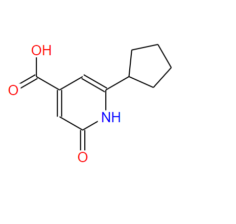 6-环戊基-2-氧亚基-1,2-二氢吡啶-4-羧酸,6-cyclopentyl-2-oxo-1,2-dihydropyridine-4-carboxylicacid