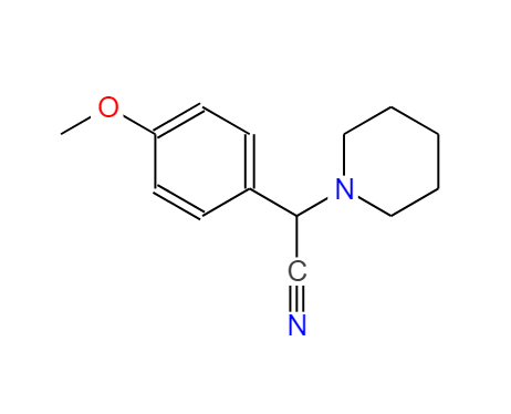 2-(4-甲氧基苯基)-2-哌啶乙腈,1-Piperidineacetonitrile,a-(4-methoxyphenyl)-