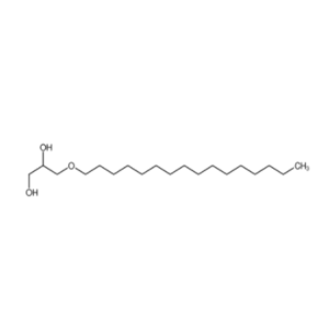 鲛肝醇、1-O-十六烷基-外消旋-甘油、3-(十六烷氧基)丙-1,2-二醇