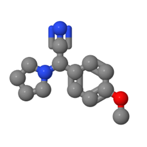 2-(4-甲氧苯基)-2-吡咯烷-1-基乙酰腈