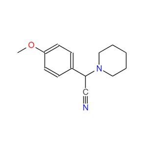 2-(4-甲氧基苯基)-2-哌啶乙腈,1-Piperidineacetonitrile,a-(4-methoxyphenyl)-