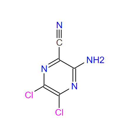 3-氨基-5,6-二氯吡嗪-2-甲腈,3-aMino-5,6-dichloropyrazine-2-carbonitrile