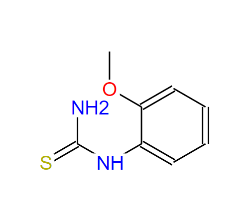 2-甲氧基苯基硫脲,1-(2-Methoxyphenyl)-2-thiourea