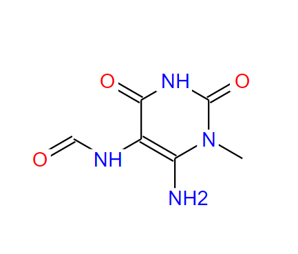 N-(6-氨基-1,2,3,4-四氢-1-甲基-2,4-二氧代-5-嘧啶基)甲酰胺,N-(6-amino-1-methyl-2,4-dioxopyrimidin-5-yl)formamide