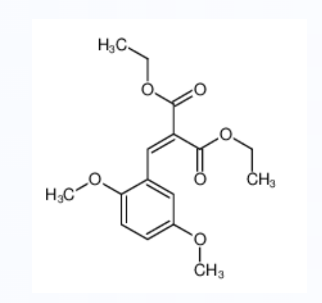 (2,5-二甲氧基苄亚基)丙二酸二乙基酯,diethyl 2-[(2,5-dimethoxyphenyl)methylidene]propanedioate