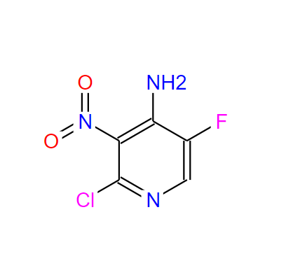2-氯-5-氟-3-硝基吡啶-4-胺,2-Chloro-5-fluoro-3-nitropyridin-4-amine