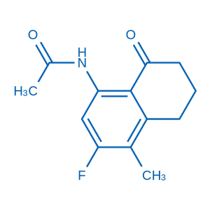 N-(3-氟-4-甲基-8-氧代-5,6,7,8-四氢萘-1-基)乙酰胺,N-(3-Fluoro-4-methyl-8-oxo-5,6,7,8-tetrahydronaphthalen-1-yl)acetamide