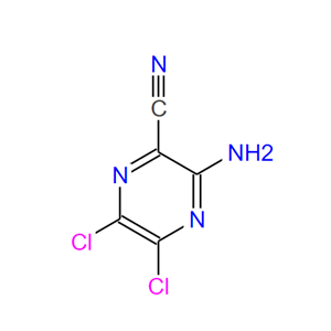 3-氨基-5,6-二氯吡嗪-2-甲腈