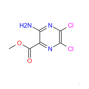 3-氨基-5,6-二氯-2-吡嗪羧酸甲,Methyl3-amino-5,6-dichloropyrazine-2-carboxylate