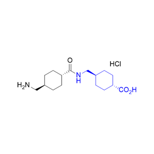 氨甲环酸杂质06,(trans)-4-(((trans)-4-(aminomethyl)cyclohexanecarboxamido)methyl)cyclohexanecarboxylic acid hydrochloride