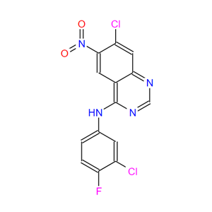 7-氯-N-(3-氯-4-氟苯基)-6-硝基-4-氨基喹唑啉,7-Chloro-N-(3-chloro-4-fluorophenyl)-6-nitroquinazolin-4-amine