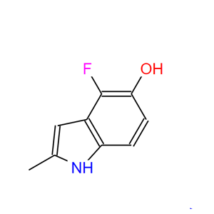 4-氟-5-羟基-2-甲基吲哚,4-Fluoro-5-hydroxy-2-methylindole