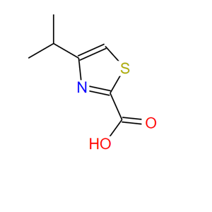 4-异丙基-2-噻唑甲酸,4-Isopropylthiazole-2-carboxylic acid