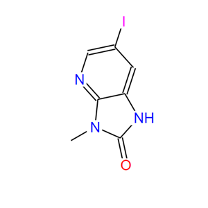 1,3-二氢-6-碘-3-甲基-2H-咪唑并[4,5-B]吡啶-2-酮