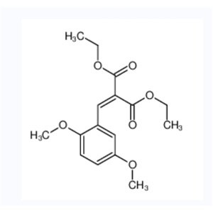 (2,5-二甲氧基苄亚基)丙二酸二乙基酯,diethyl 2-[(2,5-dimethoxyphenyl)methylidene]propanedioate