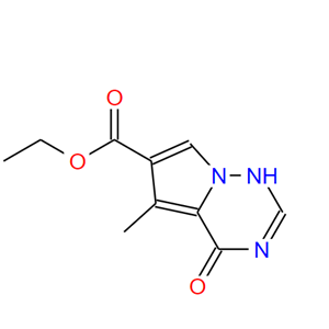 5-甲基-4-氧代-3,4-二氢吡咯并[1,2-F][1,2,4]三嗪-6-羧酸乙酯