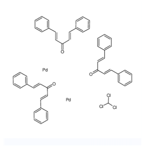 三(二亚苄基丙酮)二钯-氯仿加合物,chloroform,(1E,4E)-1,5-diphenylpenta-1,4-dien-3-one,palladium