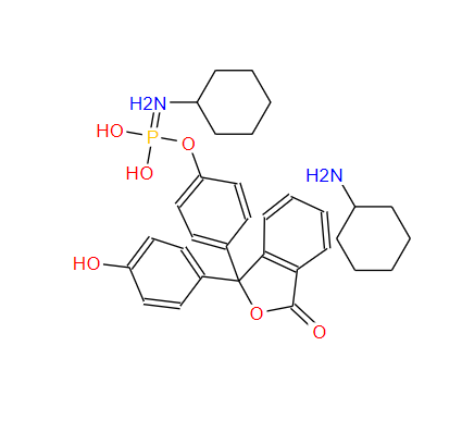 酚酞單磷酸二環(huán)己胺鹽,Cyclohexanaminium 4-(1-(4-hydroxyphenyl)-3-oxo-1,3-dihydroisobenzofuran-1-yl)phenyl phosphate