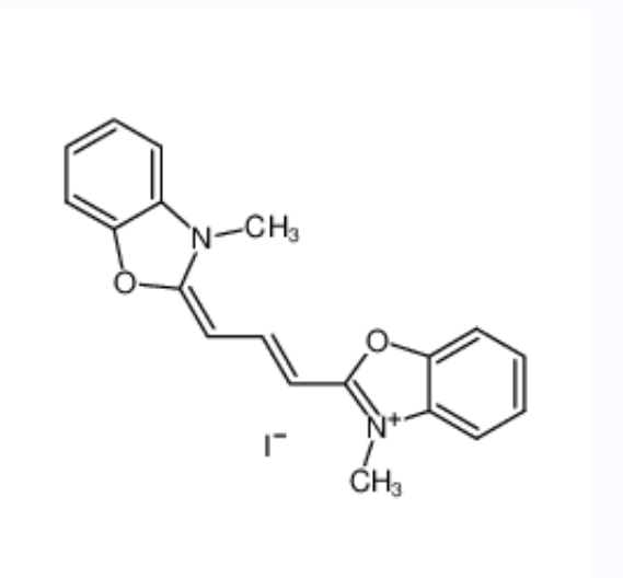 3-甲基-2-[3-(3-甲基-3H-苯并恶唑-2-亚基)丙-1-烯基]苯并恶唑鎓碘化物,(2Z)-3-methyl-2-[(E)-3-(3-methyl-1,3-benzoxazol-3-ium-2-yl)prop-2-enylidene]-1,3-benzoxazole,iodide