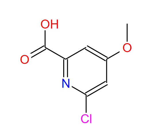 6-氯-4-甲氧基吡啶-2-甲酸,4-Methoxy-6-chloropicolinicacid