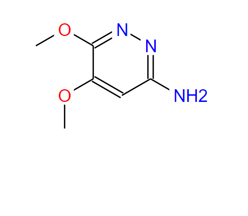 5,6-二甲氧基-3-吡嗪胺,6-Amino-3,4-dimethoxy-pyridazine