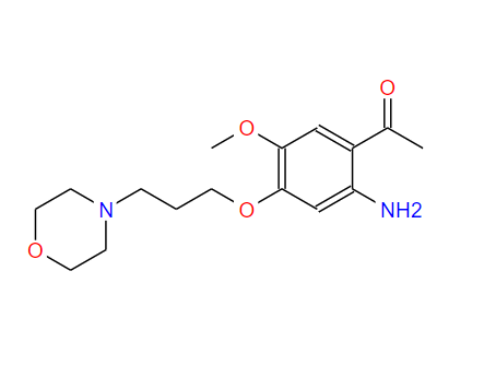 1-[2-氨基-5-甲氧基-4-(3-(吗啉-4-基)丙氧基)苯基]乙酮,1-(2-Amino-5-methoxy-4-(3-morpholinopropoxy)phenyl)ethanone