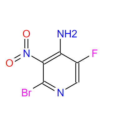 2-溴-5-氟-3-硝基吡啶-4-胺,4-PyridinaMine, 2-broMo-5-fluoro-3-nitro-
