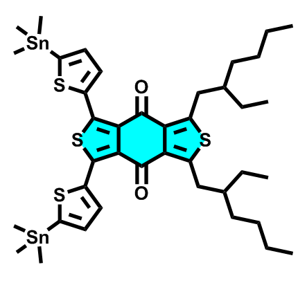 1,3-双(2-乙基己基)-5,7-双(5-(三甲基锡基)噻吩基)苯并[1,2-c:4,5-c']二噻吩-4,8-二酮,1,3-Bis(2-ethylhexyl)-5,7-bis(5-(trimethylstannyl)thiophen-2-yl)benzo[1,2-c:4,5-c']dithiophene-4,8-dione