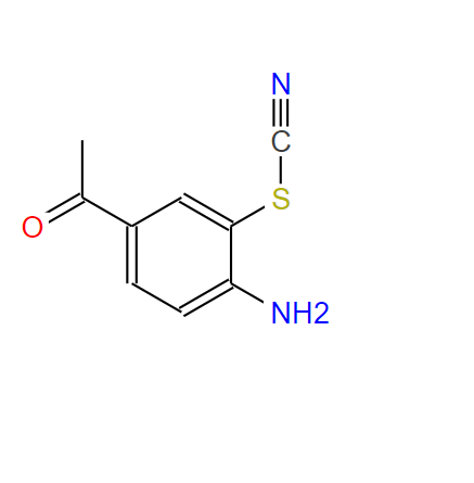 1-(4-氨基-3-硫代氰酰基苯基)乙酮,1-(4-Amino-3-thiocyanatophenyl)ethanone