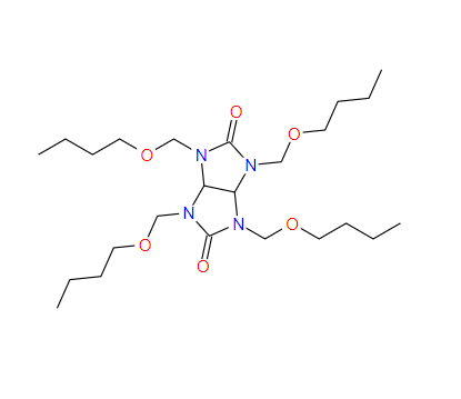 四丁氧甲基甘脲,1,3,4,6-TETRAKIS(BUTOXYMETHYL)GLYCOLURIL, TECH.