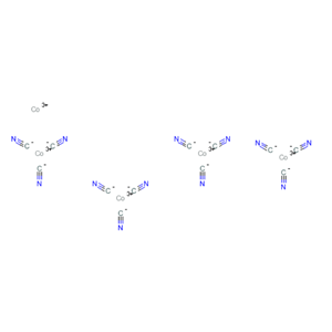 tricobalt bis[hexa(cyano-C)cobaltate(3-)]	