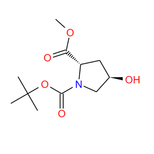 N-Boc-反式-4-羟基-L-脯氨酸甲酯,N-Boc-trans-4-Hydroxy-L-proline methyl ester