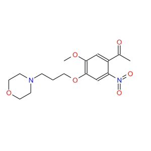 1-[4-(3-(吗啉-4-基)丙氧基-5-甲氧基-2-硝基苯基]乙酮