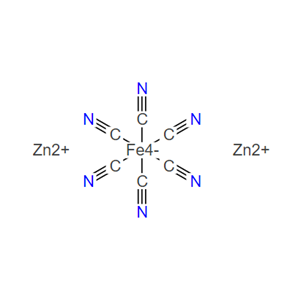 六(氰基-kappac)高铁酸(4-)二锌盐