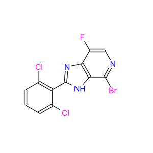 4-溴-2-(2,6-二氯苯基)-7-氟-1H-咪唑并[4,5-c]吡啶