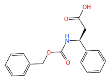 (S)-3-(((苄氧基)羰基)氨基)-3-苯基丙酸,(3S)-3-phenyl-3-(phenylmethoxycarbonylamino)propanoic acid