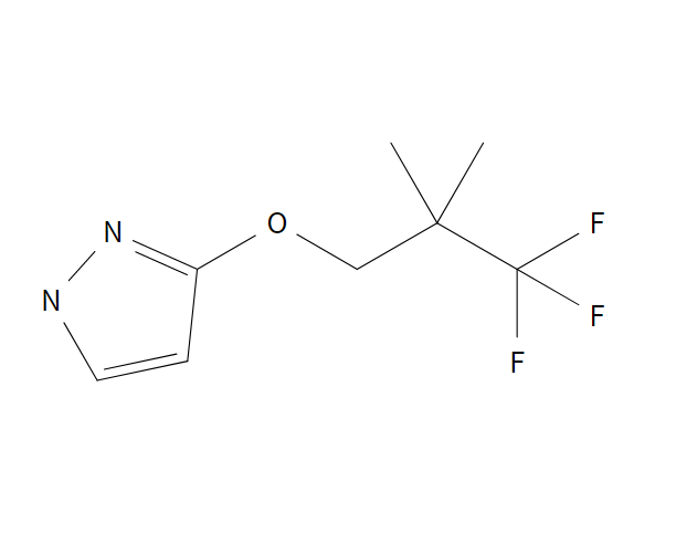 3-(3,3,3-三氟-2,2-二甲基丙氧基)-1H吡唑,3-(3,3,3-Trifluoro-2,2-dimethylpropoxy)-1H-pyrazole