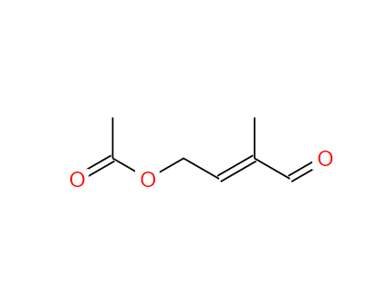 3-甲酰基丁-2-烯基乙酸酯,3-formylbut-2-enyl acetate