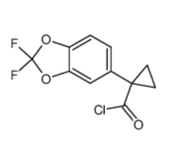1-（2,2-二氟苯并[d] [1,3]二氧杂环戊烯-5-基）环丙烷甲酰氯,1-(2,2-Difluorobenzo[d][1,3]dioxol-5-yl)cyclopropanecarbonyl chloride