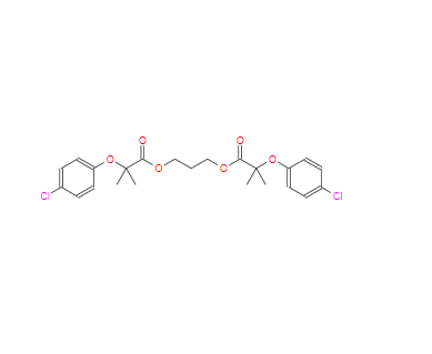 酯丙二醇,3-[2-(4-chlorophenoxy)-2-methylpropanoyl]oxypropyl 2-(4-chlorophenoxy)-2-methylpropanoate