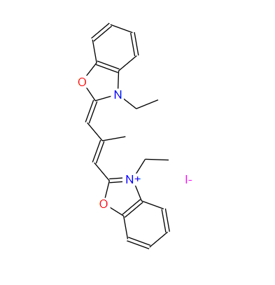 3-乙基-2-[(1E,3Z)-3-(3-乙基-1,3-苯并惡唑-2(3H)-亞基)-2-甲基-1-丙烯-1-基]-1,3-苯并惡唑-3-鎓碘化物,3-Ethyl-2-[(1E,3Z)-3-(3-ethyl-1,3-benzoxazol-2(3H)-ylidene)-2-met hyl-1-propen-1-yl]-1,3-benzoxazol-3-ium iodide