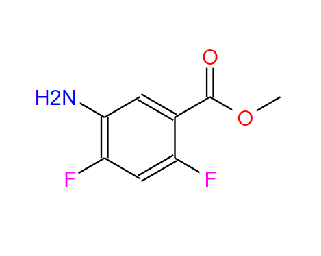 5-氨基-2,4-二氟苯甲酸甲酯,Methyl 5-amino-2,4-difluorobenzoate