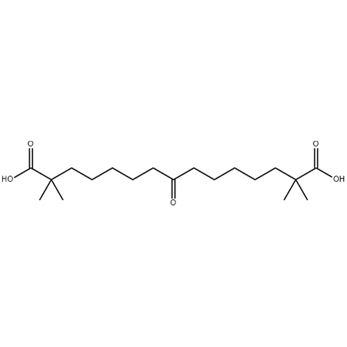 2,2,14,14-四甲基-8-氧代十五烷二酸,2,2,14,14-tetramethyl-8-oxopentadecanedioicacid