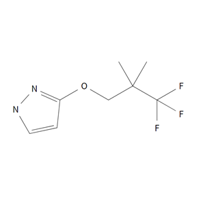 3-(3,3,3-三氟-2,2-二甲基丙氧基)-1H吡唑,3-(3,3,3-Trifluoro-2,2-dimethylpropoxy)-1H-pyrazole