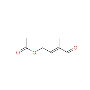 3-甲酰基丁-2-烯基乙酸酯,3-formylbut-2-enyl acetate