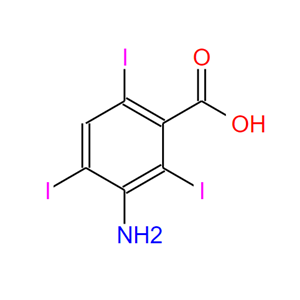 3119-15-1；3-氨基-2,4,6-三碘苯甲酸