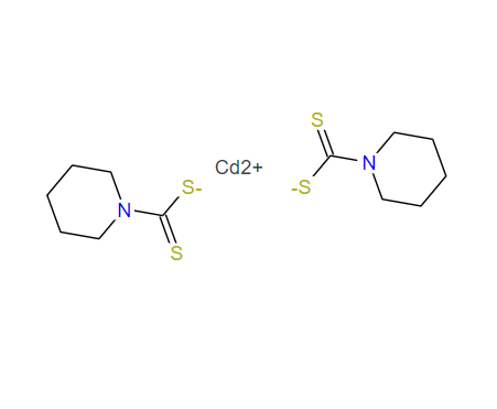 镉二(哌啶-1-二硫代甲酸酯),cadmium(2+),piperidine-1-carbodithioate