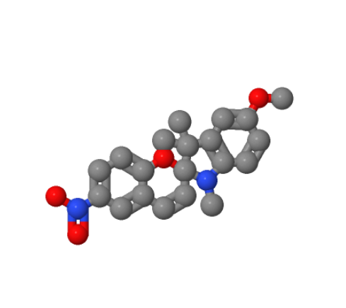 1,3-二氢-5-甲氧基-1,3,3-三甲基-6-硝基螺[2H-1-苯并吡喃并-2,2-(2H)-吲哚],5'-methoxy-1',3',3'-trimethyl-6-nitrospiro[chromene-2,2'-indole]