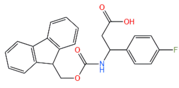 FMOC-(RS)-3-氨基-3-(4-氟苯基)-丙酸,3-((((9H-Fluoren-9-yl)methoxy)carbonyl)amino)-3-(4-fluorophenyl)propanoicacid