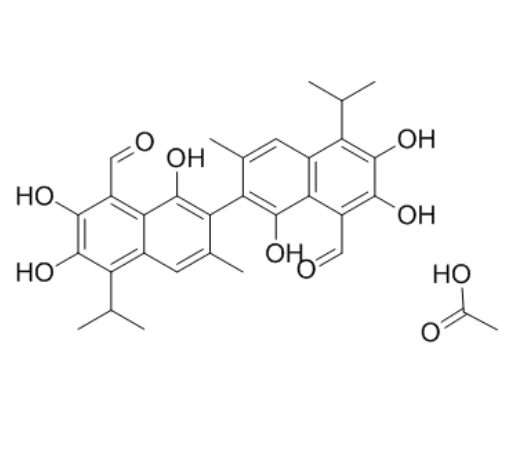 醋酸棉酚,Gossypol (acetic acid)